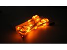 5m Seil geflochten mit integrieter LED Beleuchtung - 3xAA Batterie (exkl.), 50 LED`s, IP67, Farbe Orange, L= 500cm,  Zugkraft pro Meter 2.95KN/300KG