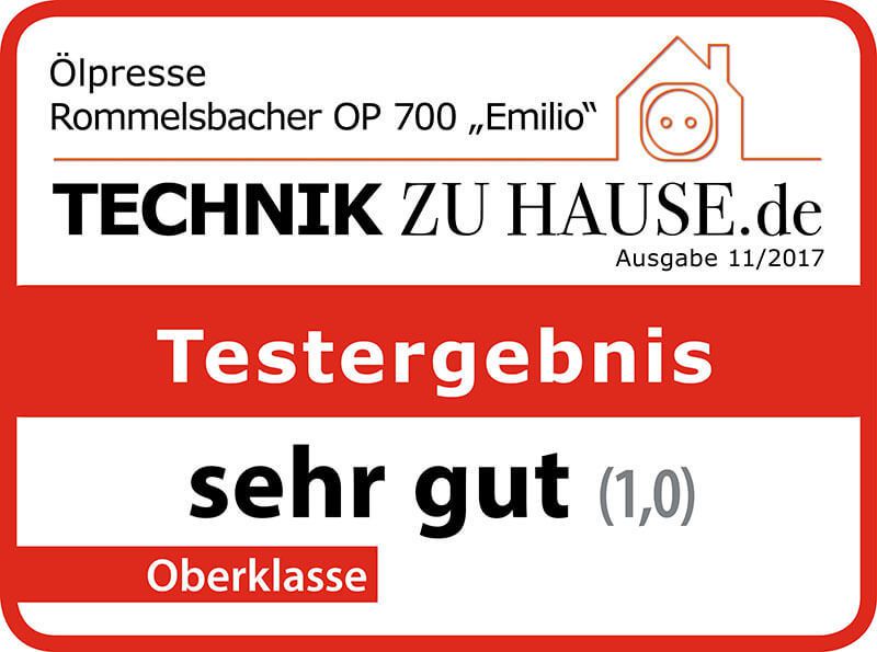 Frantoio elettrico EMILIO OP 700 - Elektrische Ölpresse , Schwarz/silber, 650W