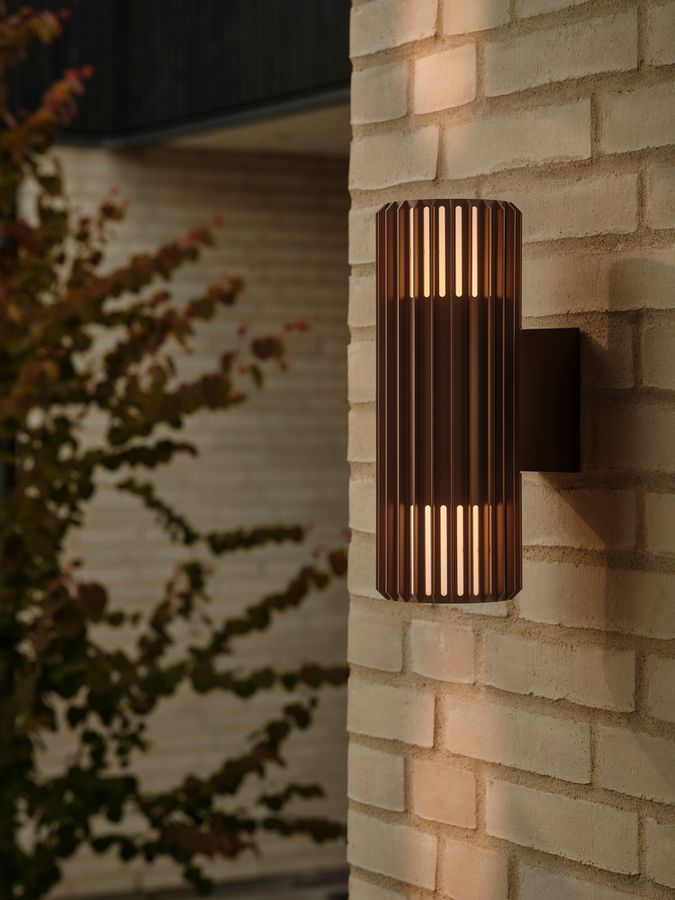 Wandleuchte Aludra Double - 2X15W, E27, IP54