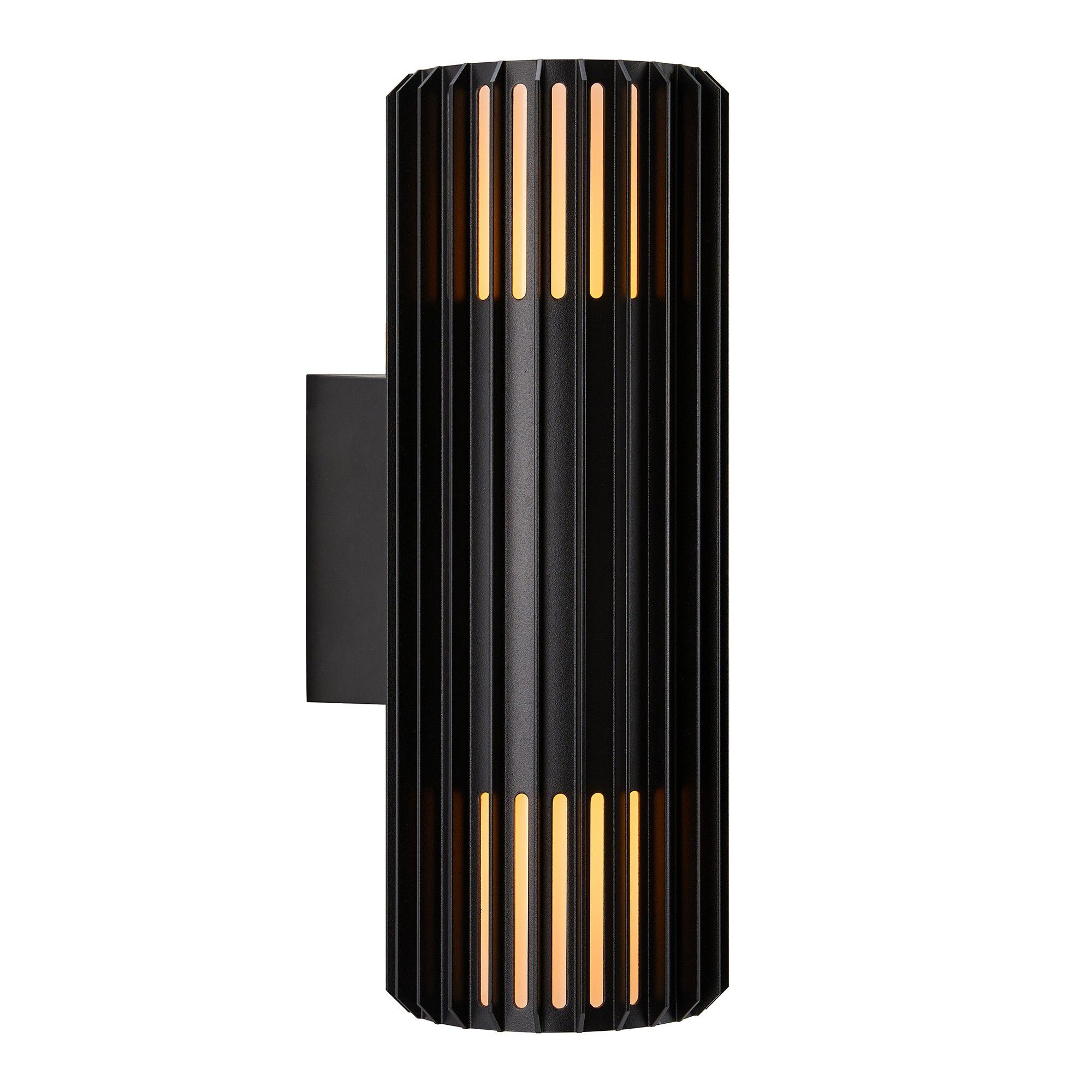 Wandleuchte Aludra Double - 2X15W, E27, IP54, schwarz