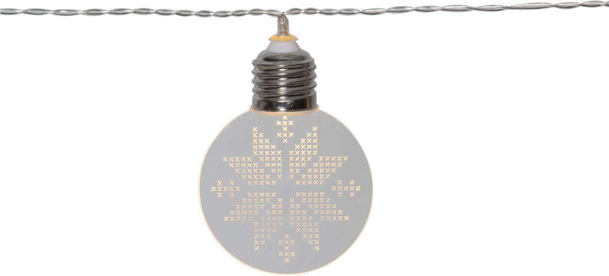 Lichterkette  Ornament - IP20, Warmweiss, 10 LED's