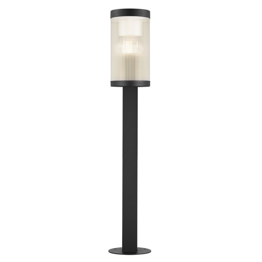 Wegleuchte COUPAR - 1xE27 (exklusiv), max.25W, IP54, schwarz, dimmbar (optional Leuchtmittel), D=145mm, H=800mm