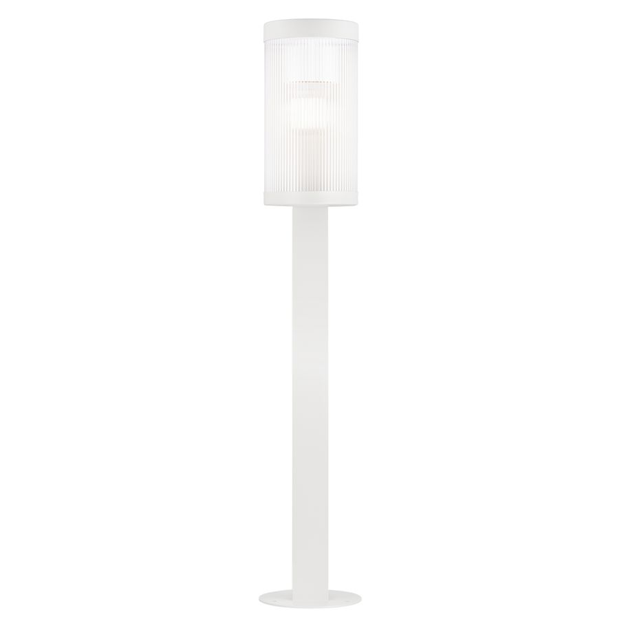 Wegleuchte COUPAR - 1xE27 (exklusiv), max.25W, IP54, weiss, dimmbar (optional Leuchtmittel), D=145mm, H=800mm