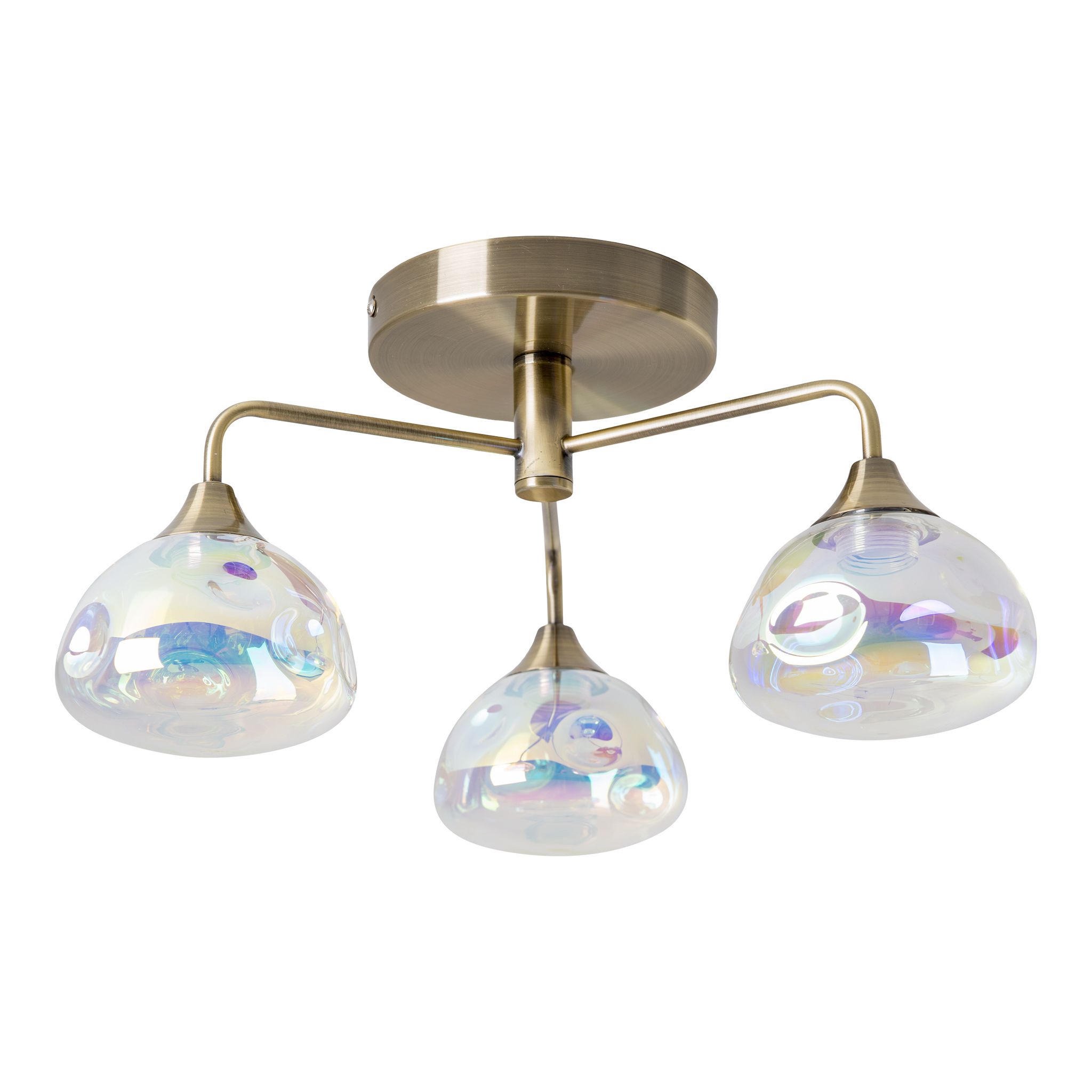 LED Deckenleuchte 3-flg Varna - LED fest verbaut, 2700K, warmweiss