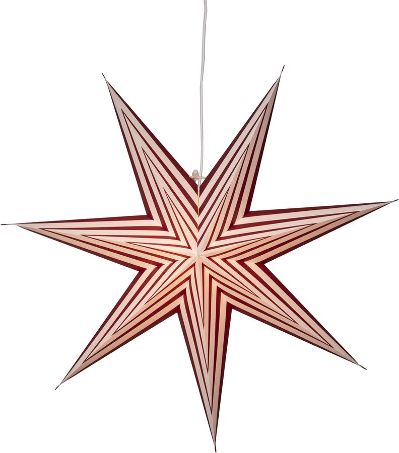 Paper Star Stripe - Indoor, , Weiss