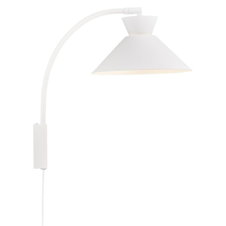Dial , Wandleuchte, Weiss - E27, IP20, max.40W