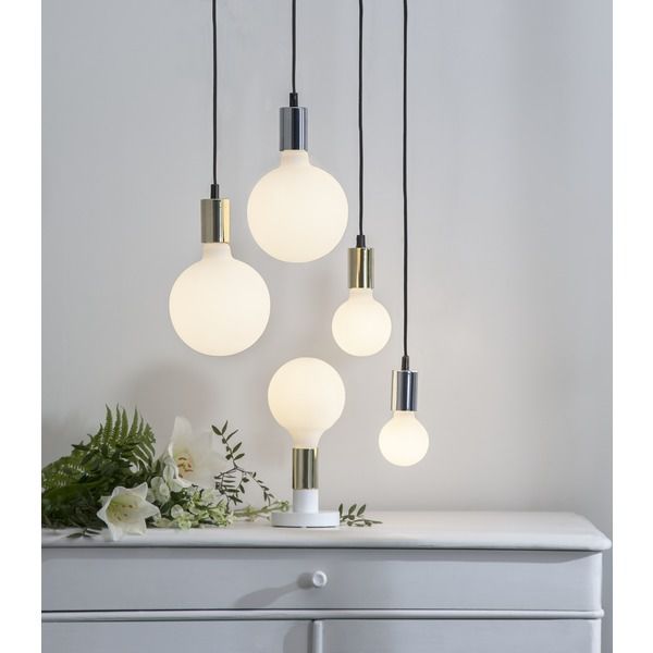 LED Leuchtmittel E27 G95 Opaque Double Coating - E27, 400Lm, 2600K, 5W, 220-240VAC