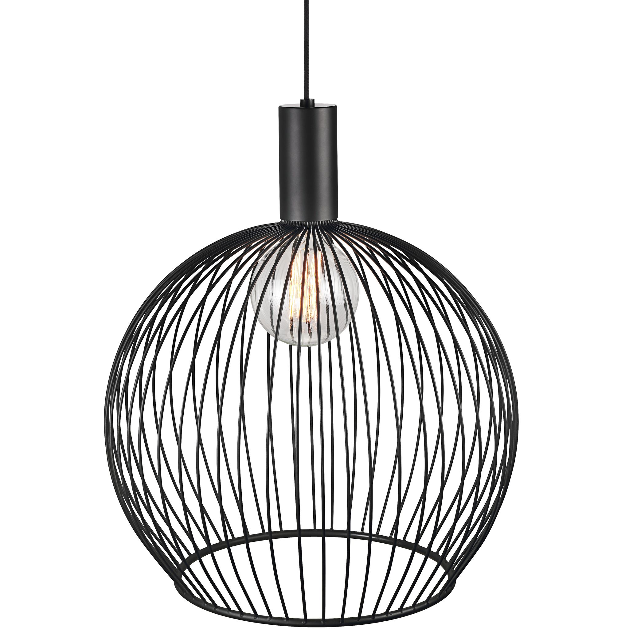 Aver 50, Pendelleuchte, Schwarz - E27, max. 60W, IP20