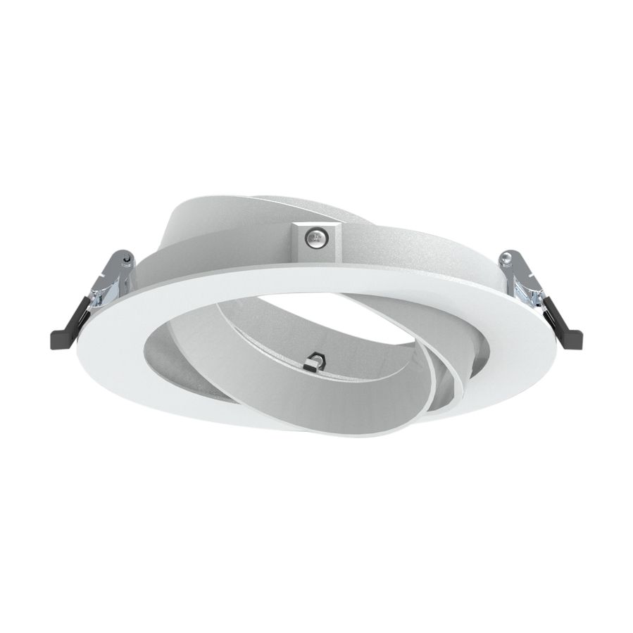 Einbauring CAMELION DL 175 - BL=165-175mm, H=44mm, D=197mm, weiss, 30° schwenkbar