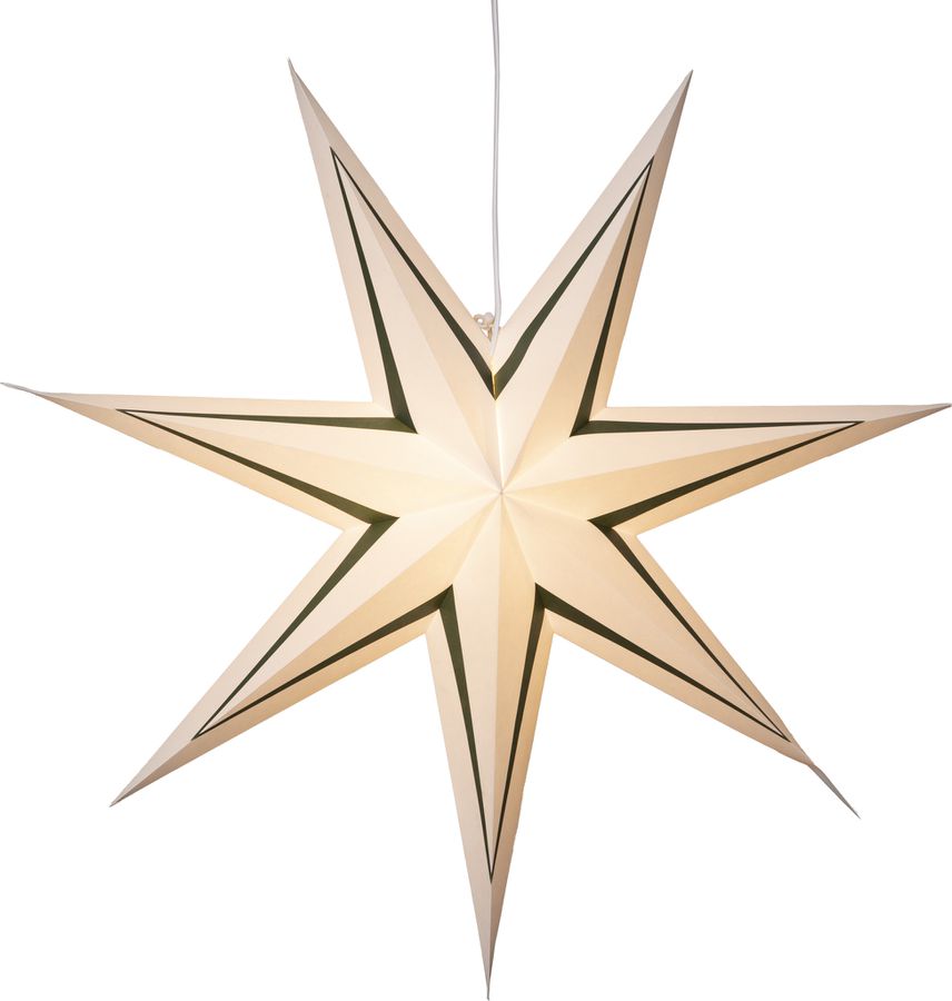 Paper Star Stripe - Indoor, , Weiss