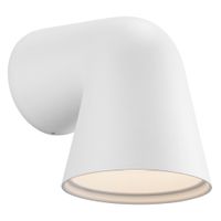 Front Single Wandleuchte Weiss - GU10, IP54, 230V