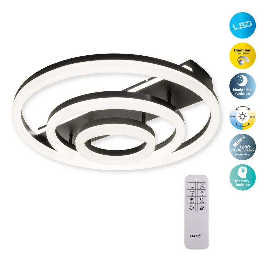 LED-CCT-Deckenleuchte CIRCULO - LED-Modul, 55W, IP20