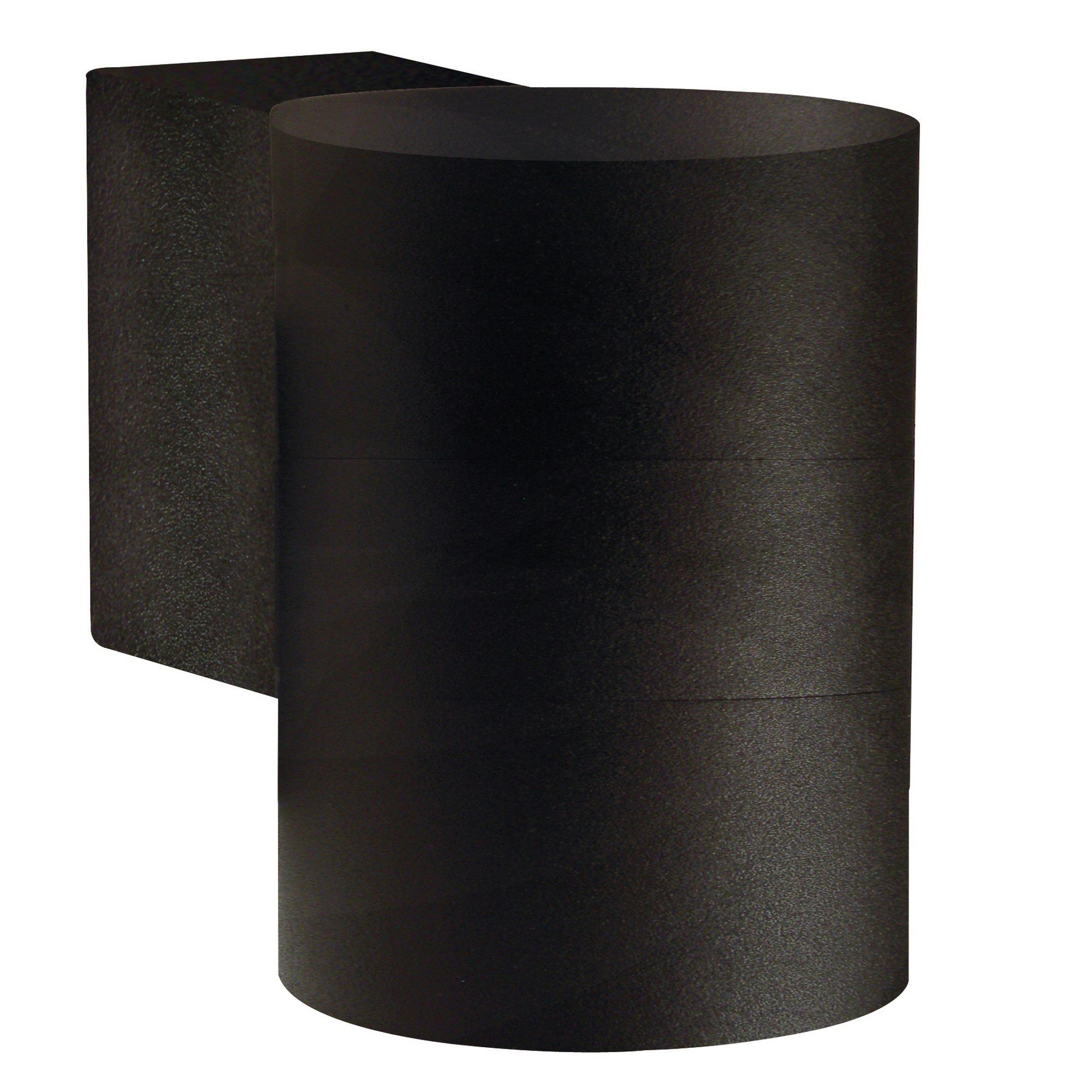 Wandleuchte Tin Maxi - 1xGU10 (exklusiv), max.35W, IP54, schwarz, dimmbar (optional Leuchtmittel), D=76mm, H=105mm