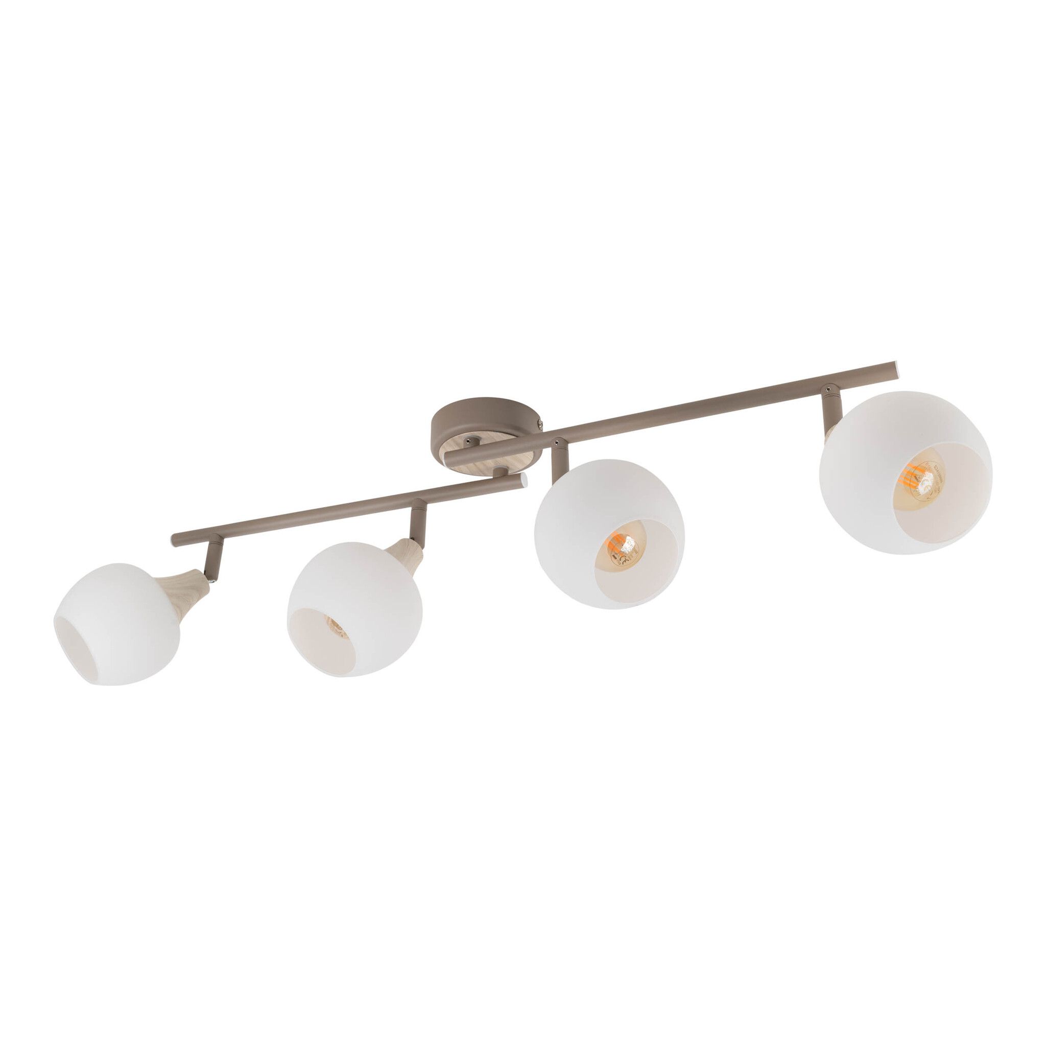 4er Deckenleuchte  MONACO  L: 70cm beige - IP20, E14, Beige