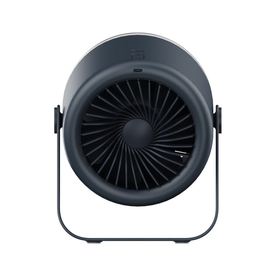 KALYPSO  Tisch- und Wand-Ventilator AF02 anthrazit - 3600mAh, inkl. USB-C Kabel, wiederaufladbar