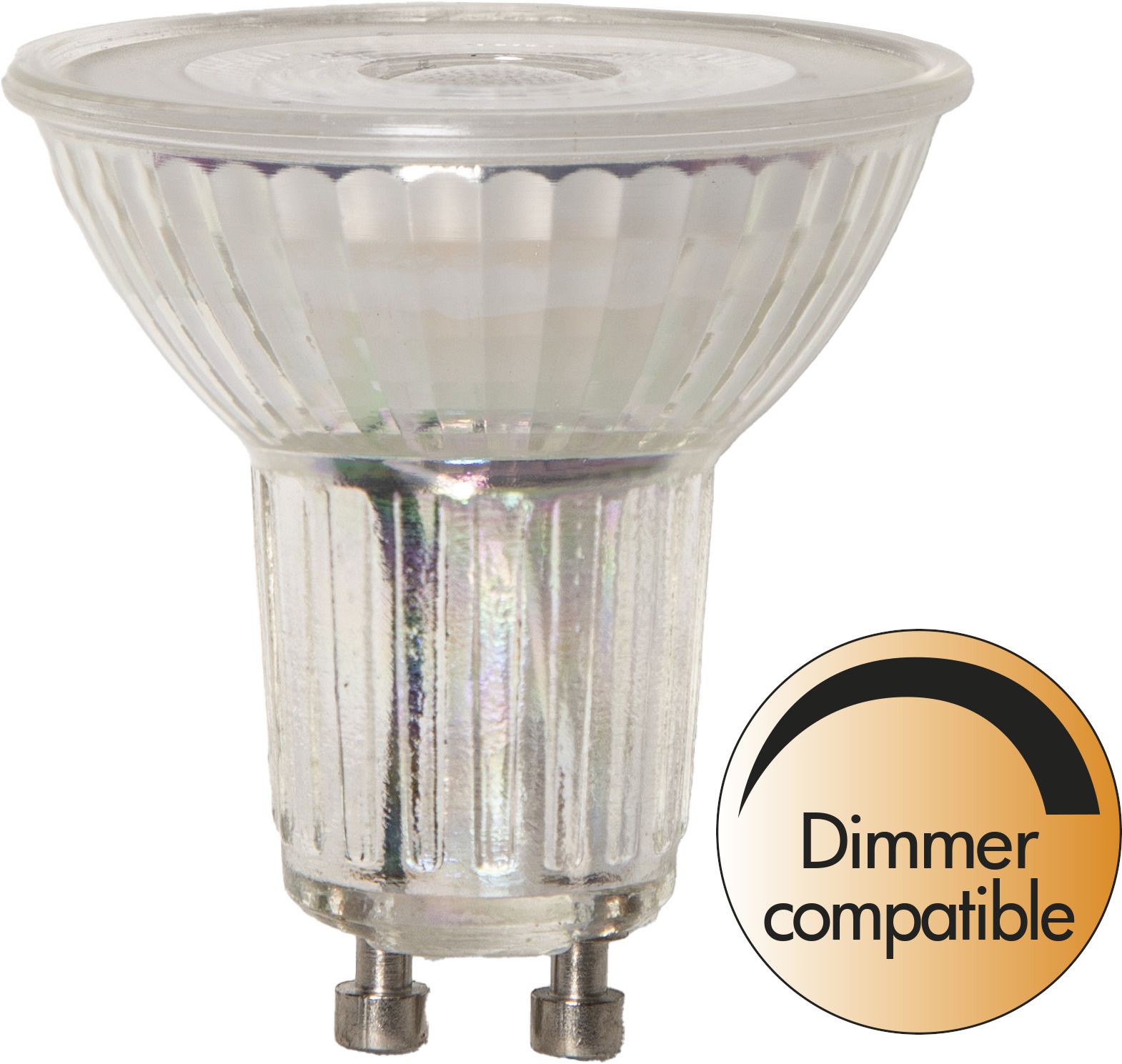 LED Leuchtmittel GU10 MR16 Spotlight Glass - GU10, 400Lm, 4.5W, 230V