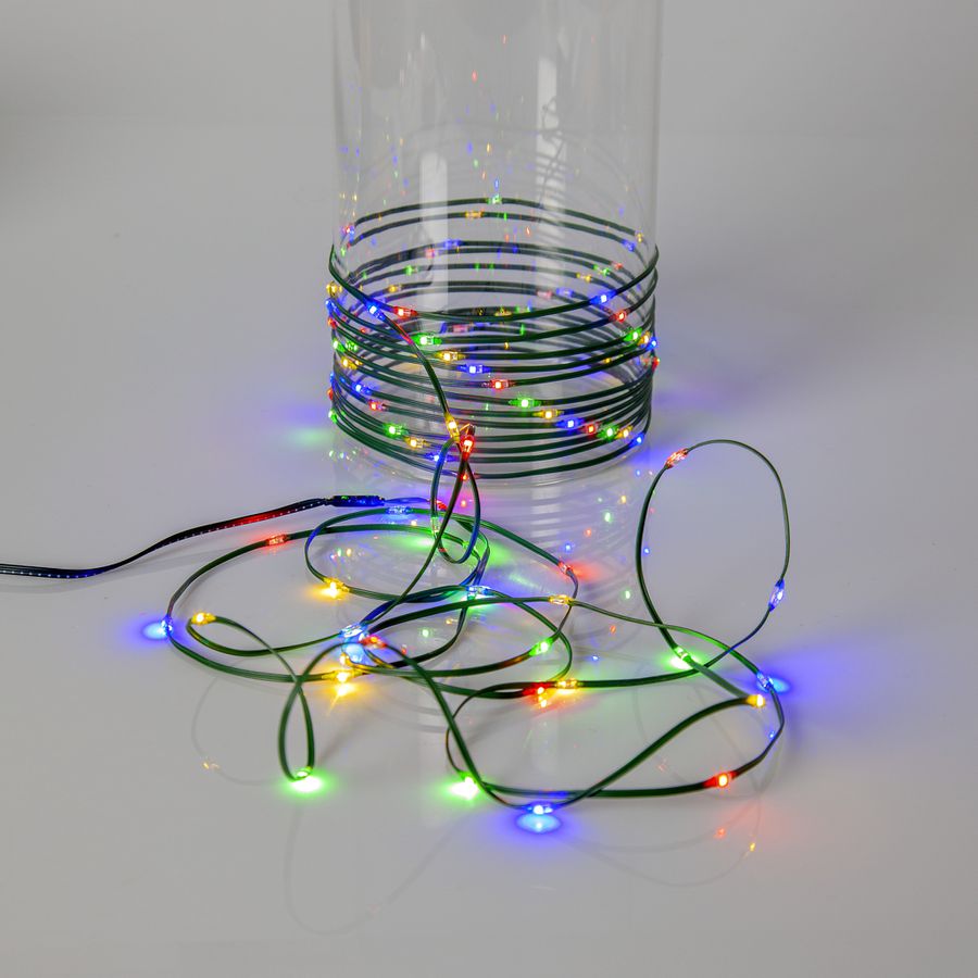 Lichterkette Dew Drop Micro - IP44, Multicolor, 160 LED's, 200 cm