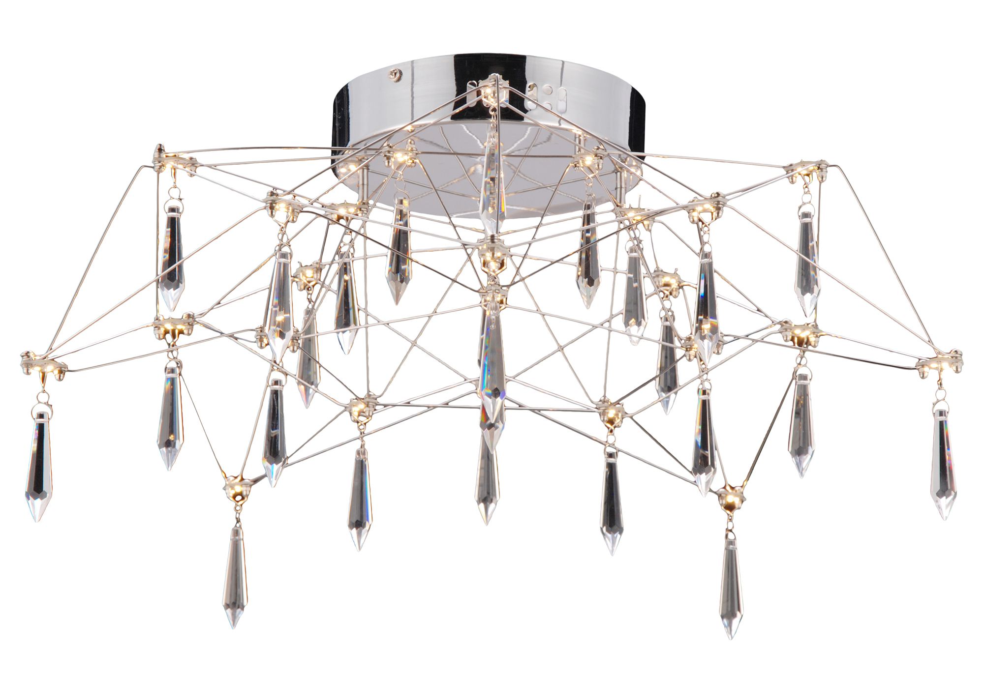 LED Deckenleuchte d: 55cm Araneus - LED fest verbaut, 3000K, warmweiss
