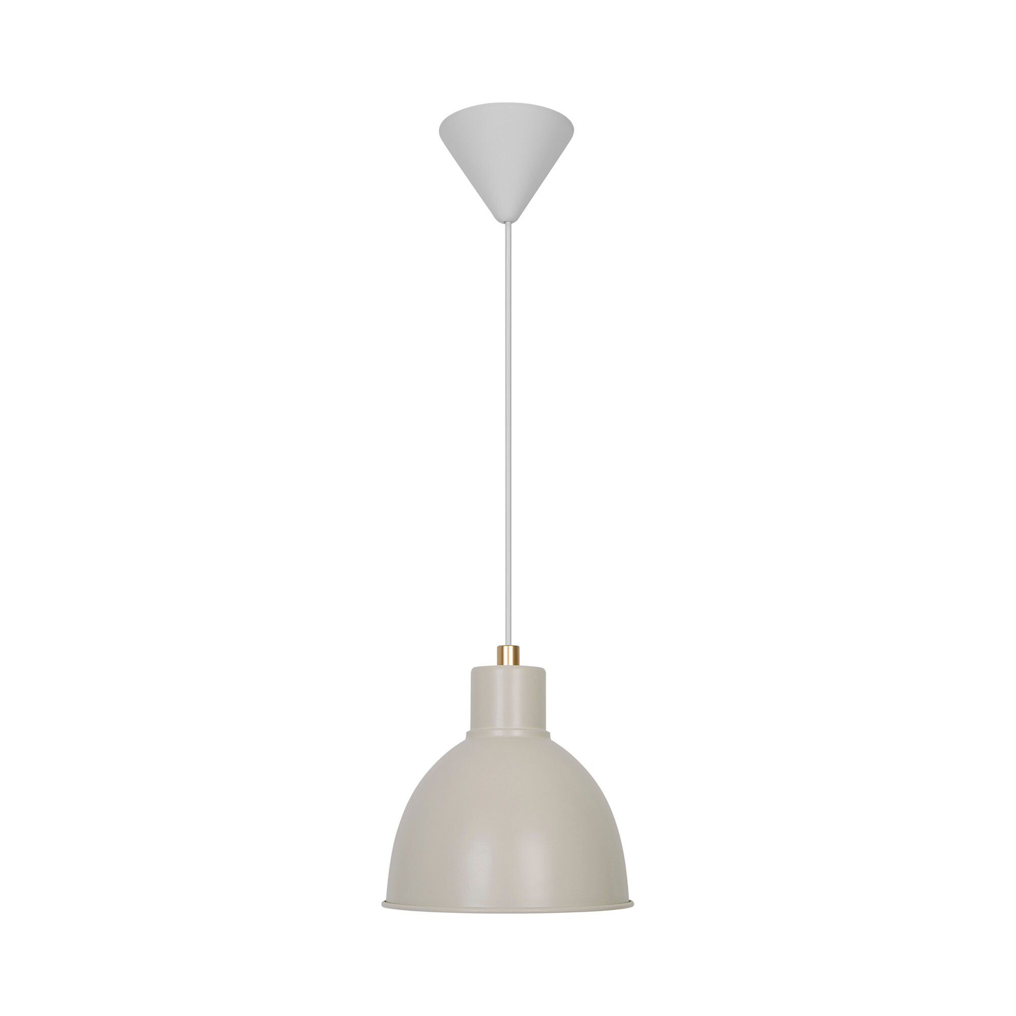 Pendelleuchte POP (Beige) - E27, max. 40W, IP20, beige, dimmen optional, exkl. Leuchtmittel, D=215mm, H=230mm, PL=2230mm