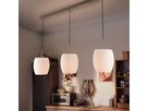 3er Pendelleuchte  NIRELIA  L: 110cm beige - IP20, E27, Beige
