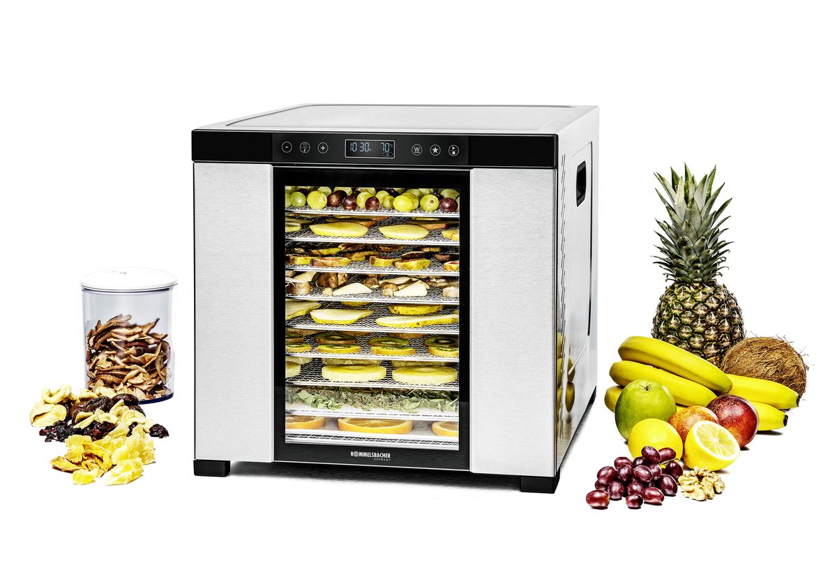 Dörrautomat DA 1050 - Dörrautomat, Edelstahl/schwarz, 1000W