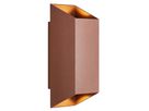 Nico Square 22, Wandleuchte, Rost - GU10, IP54, max.35W