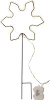 Silhouette NeonSnowflake - IP44, Kaltweiss, Weiss