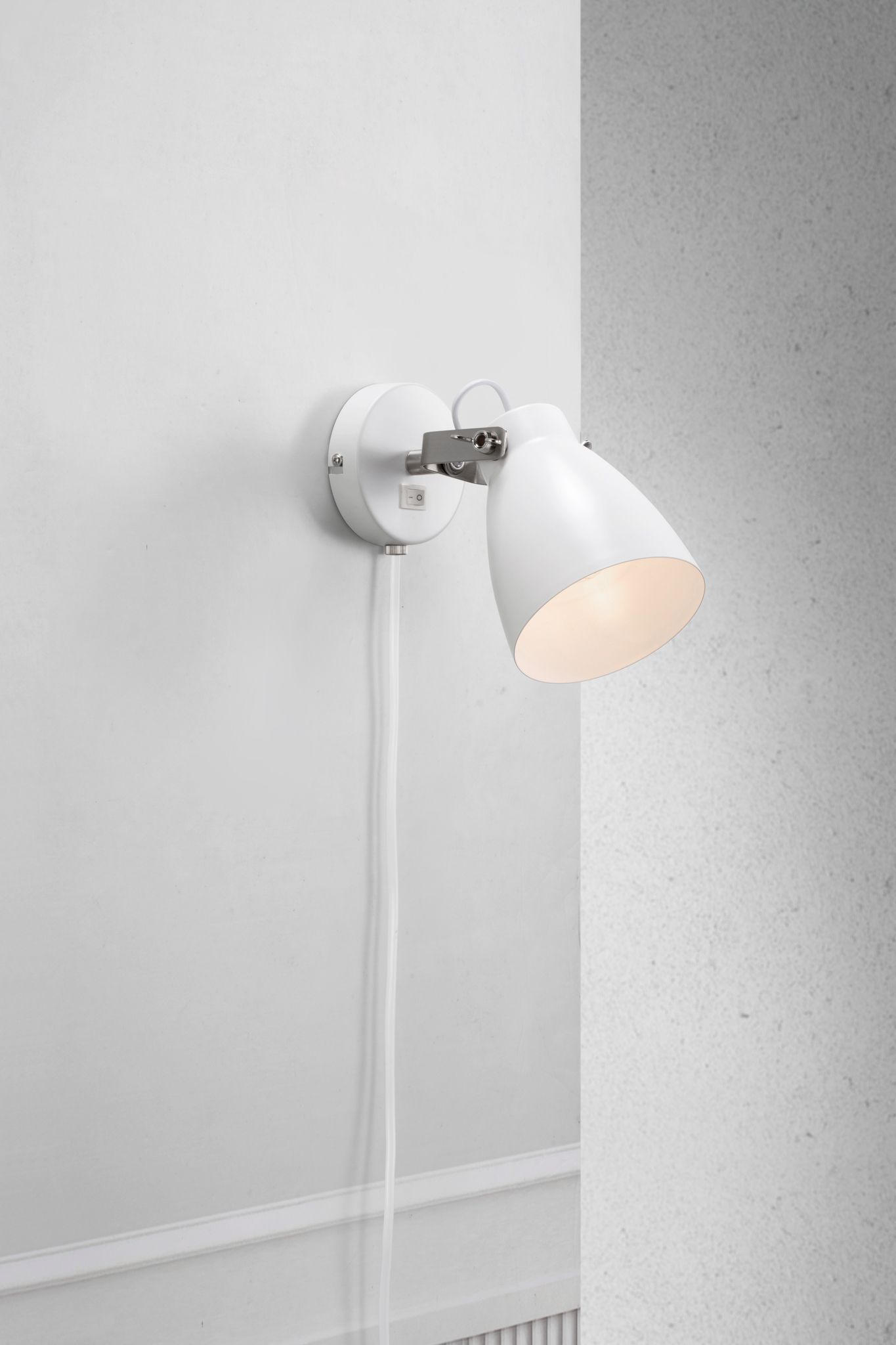 Largo, Wandleuchte, Weiss - E27, max. 25W, IP20