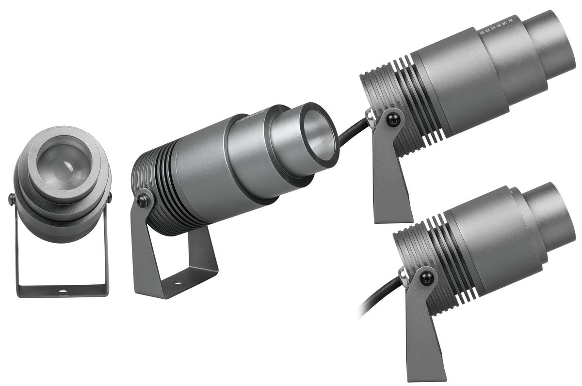 *** Nuovo faretto da giardino a LED LORIS - 12W, 550lm, 2700K, IP67, CRI 80, 10°-60°, dunkelgrau, nicht dimmbar, D=61mm, H=98mm
