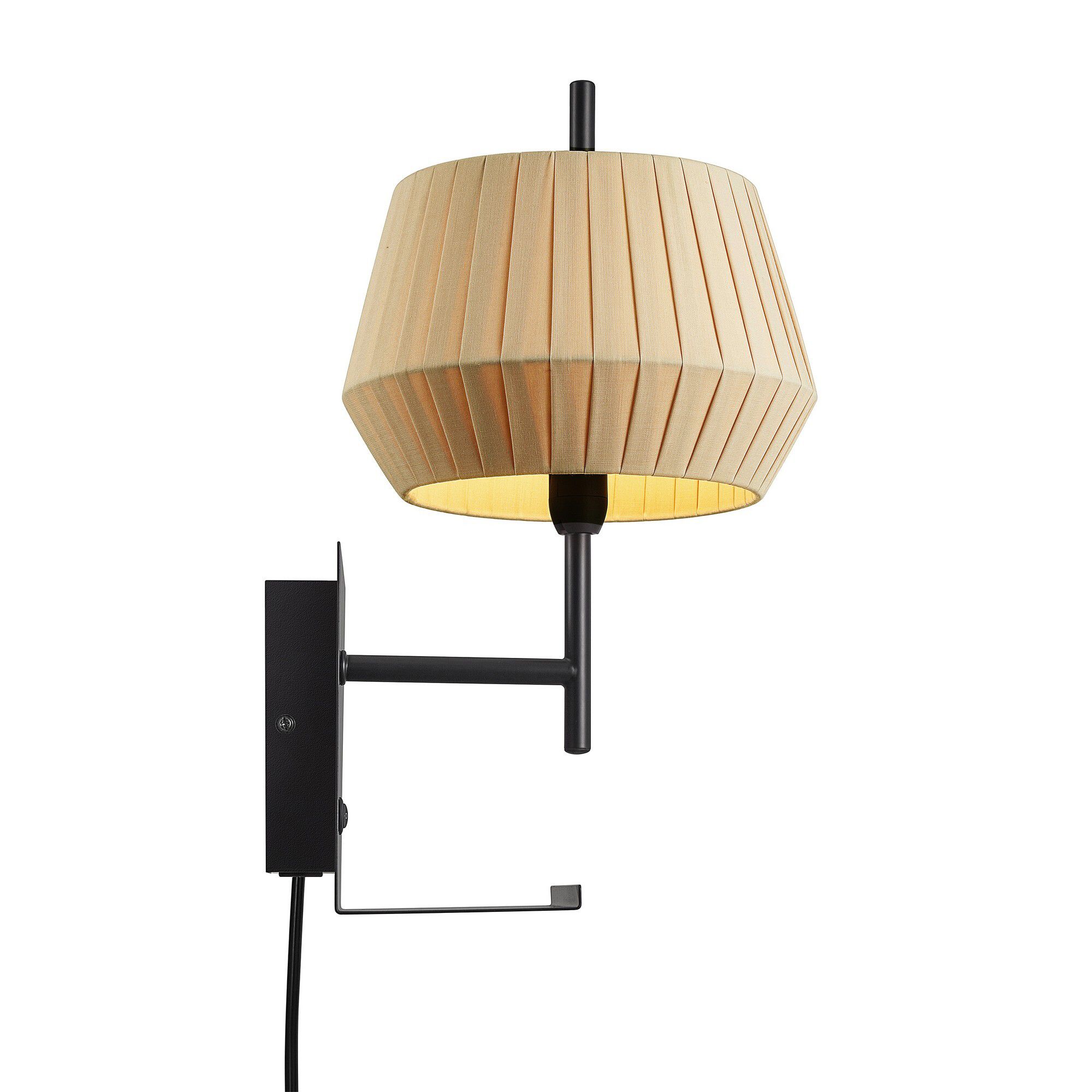 Dicte , Wandleuchte, Beige - IP20, E14
