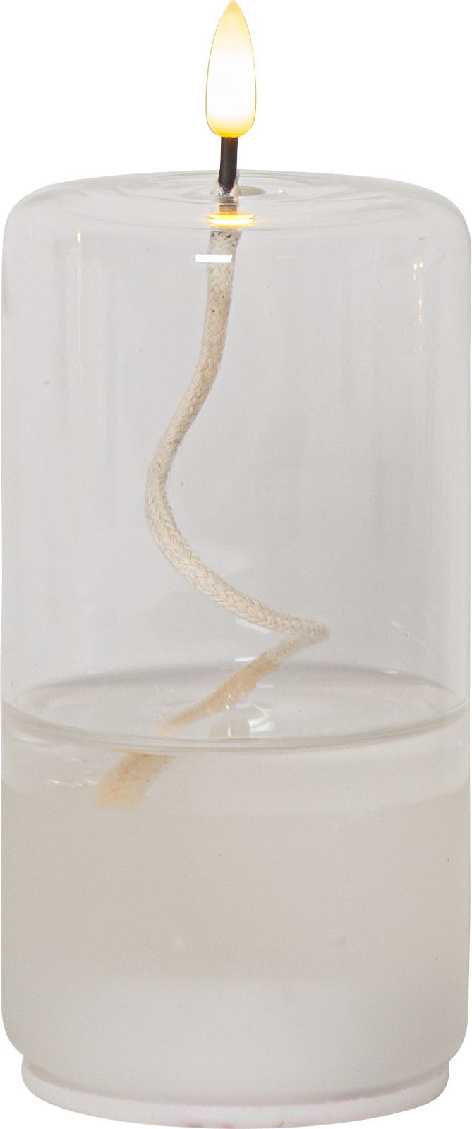 Laterne Flamme Float - Indoor, Transparent, 17.5 cm höhe, Timerfunktion