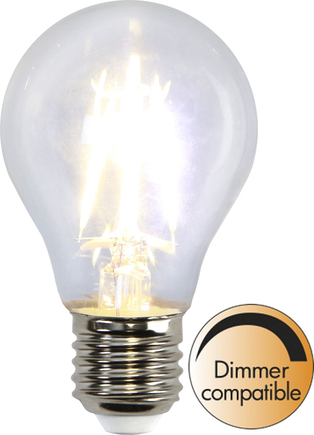 LED Leuchtmittel E27 A60 Clear - E27, 470Lm, 2700K, 4W, 230V
