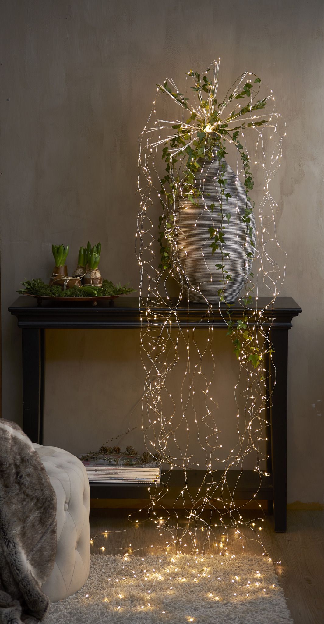 Lichterkette Dew Drop - IP20, Warmweiss, 600 LED's