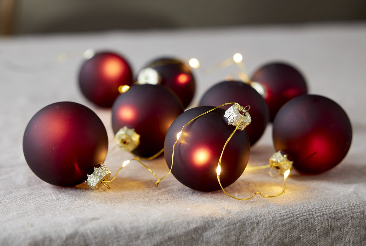 Lichterkette Bliss - IP20, Warmweiss, Rot