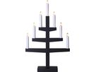 Kerzenleuchter Trapp - IP20, Schwarz, Warmweiss