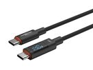 USB Typ-C auf USB Typ-C Kabel - 200cm, mit integriertem LED Display