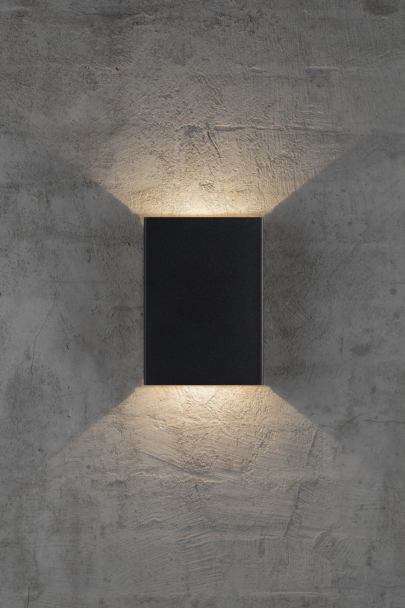 Fold 15, Wandleuchte, Schwarz - LED Modul, 2X3,5W LED, IP54