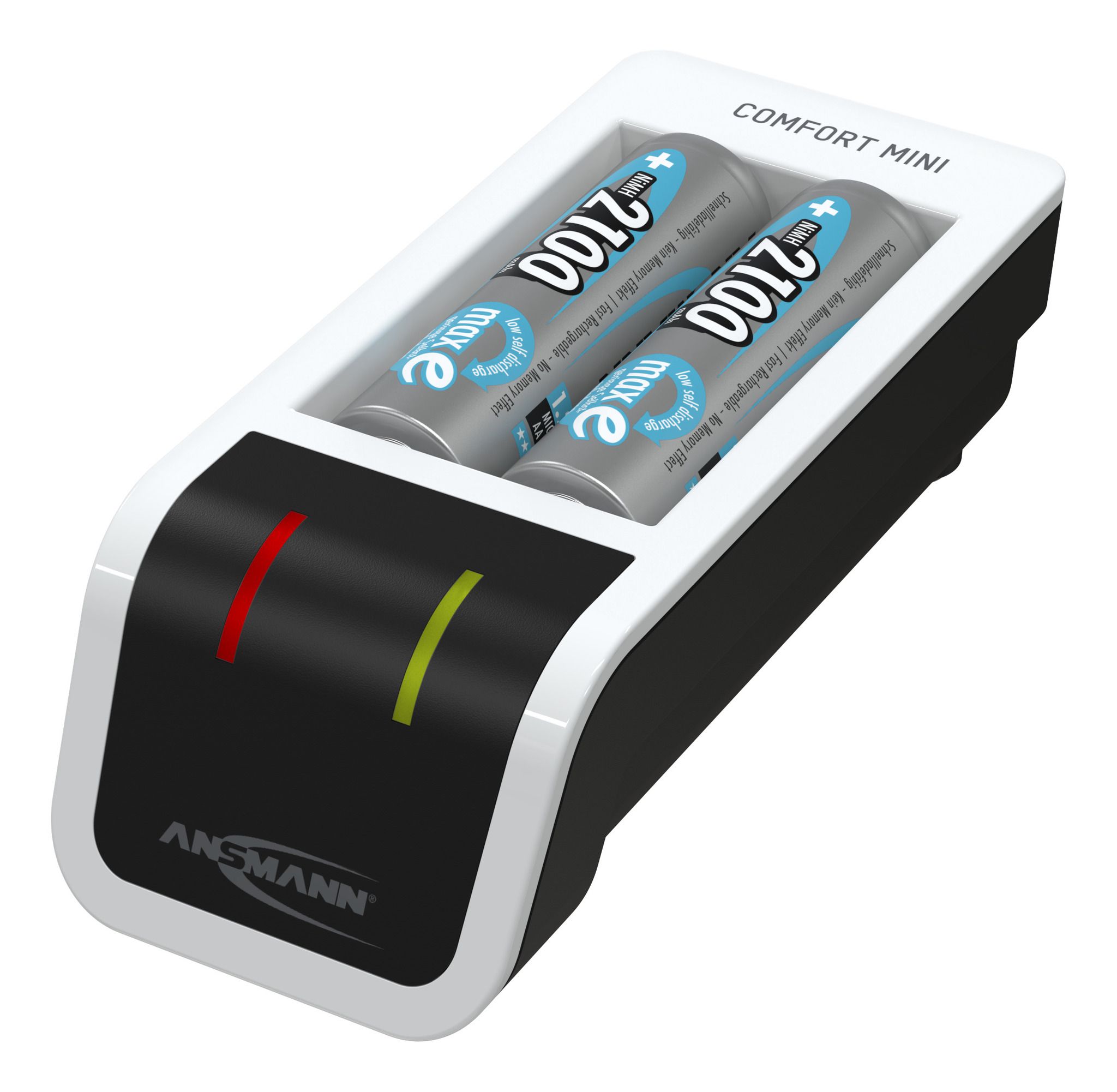 Comfort Mini + 2× AA 2100 mAh - 2x AA/AAA NiMH Akkus