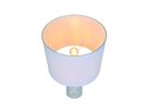 Tischleuchte Antiga Weiss - 60W, E27, IP20