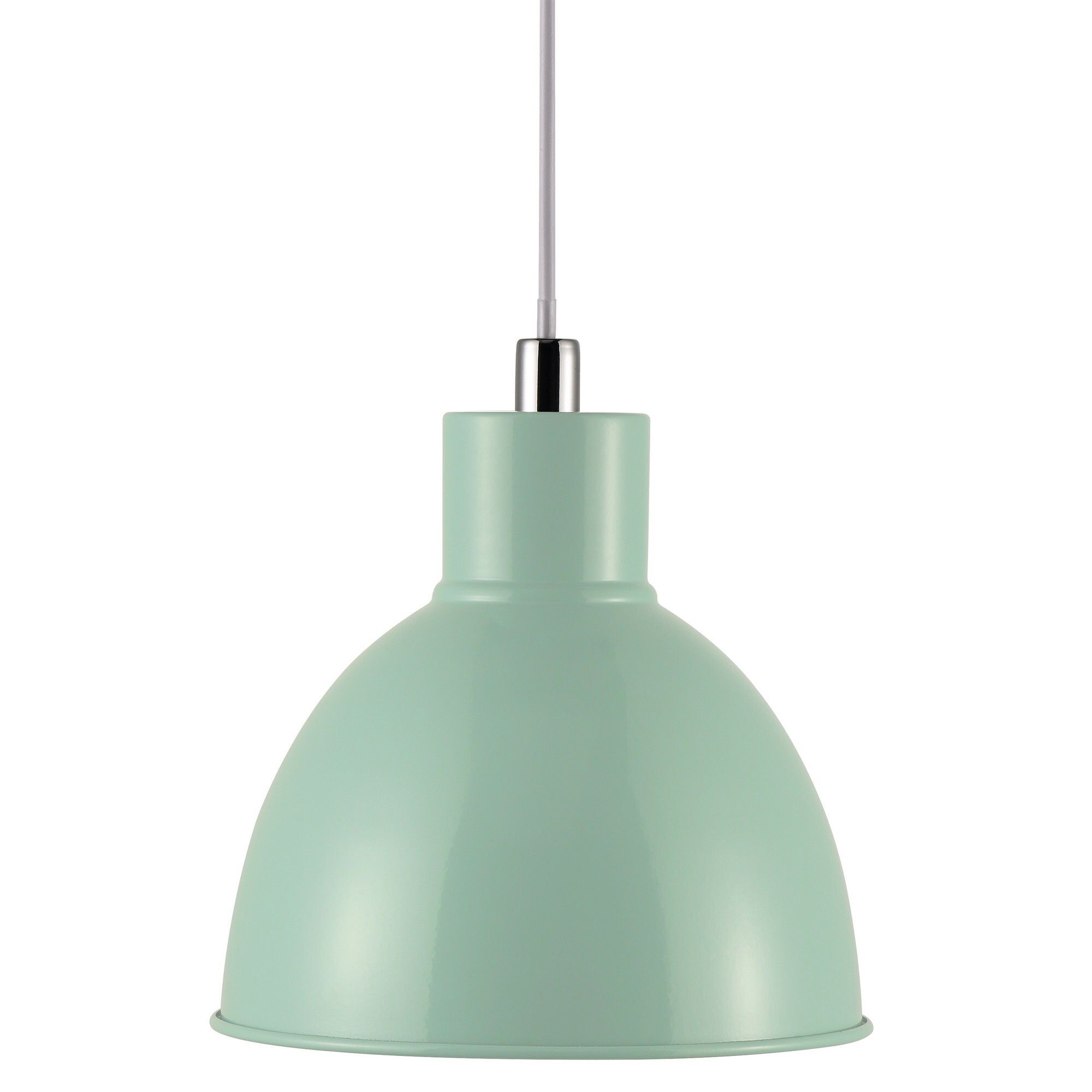 Pendelleuchte POP (Grün) - E27, max. 40W, IP20, grün, dimmen optional, exkl. Leuchtmittel, D=215mm, H=230mm, PL=2230mm