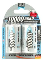 NiMH Akku Mono D Typ 10000 - Akku NiMH, D, 1.2V, 9300 mAh