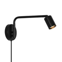 Wandleuchte Explore Long Schwarz - GU10, IP20, 230V