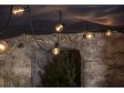 LED Party-Deco Illuminationskette Solo - 10xE27, IP44. IP55 Stecker, L=10m