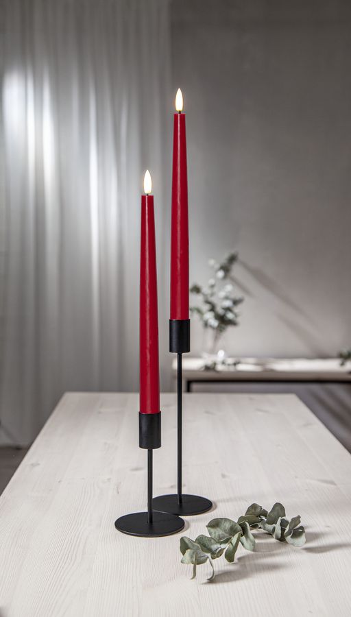 LED Dinner Kerze 2 pack Flamme Slim - 0/20