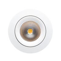 LED Einbauspot-Set ONE 360 SUNLIKE (3000K) - 8W, 559lm, 3000K, IP44, CRI 98, 36°, weiss, dimmbar, D=90mm, H=45.4mm, BL=68mm