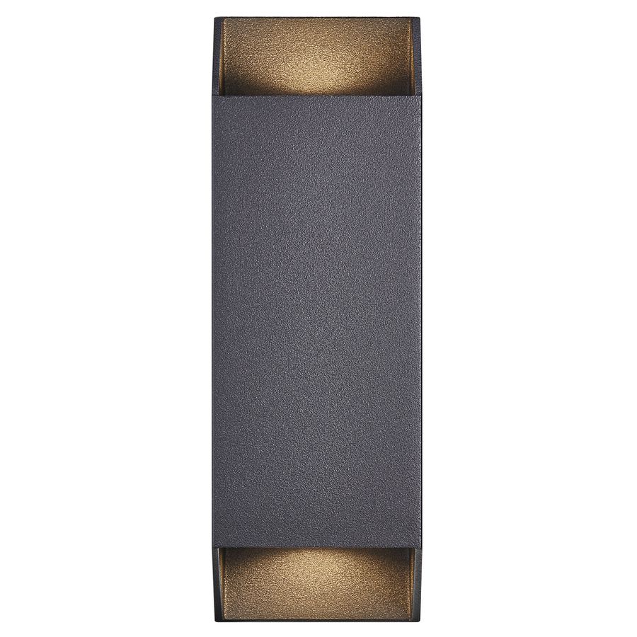 Nico Square 22, Wandleuchte, Schwarz - GU10, IP54, max.25W