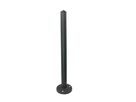 Befestiungsmast für Gartenstrahler 3W-15W - Mast L=300mm, Spike L=210mm, dunkelgrau, ink. Befestigungsscheibe D=75mm