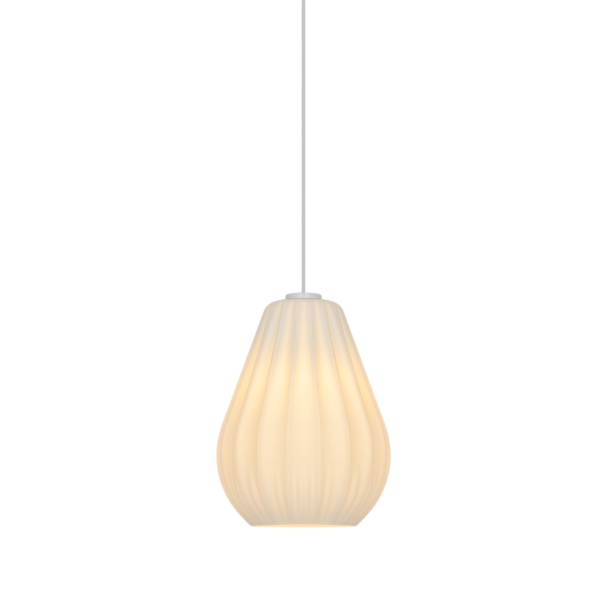 Pendelleuchte Sallino Opal weiss - E27, IP20, 230V
