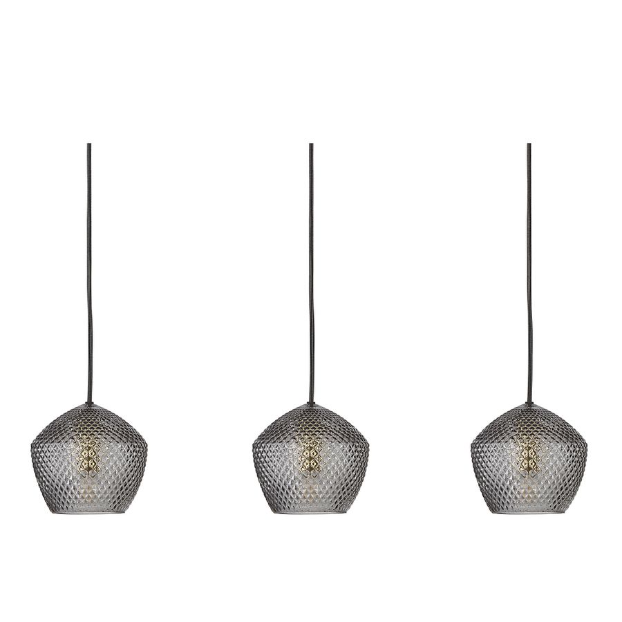 Orbiform, 3-Pendelleuchte, Smoke - E14, max. 2x 5W, IP20