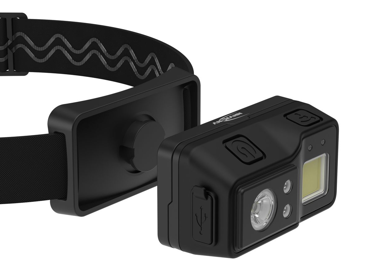 Stirnlampe HD700RS-DS - 700lm, IP65, Schwarz